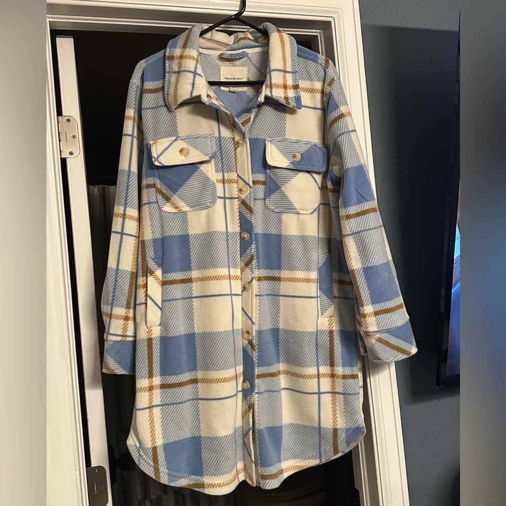 NWOT Thread $ Supply Shacket